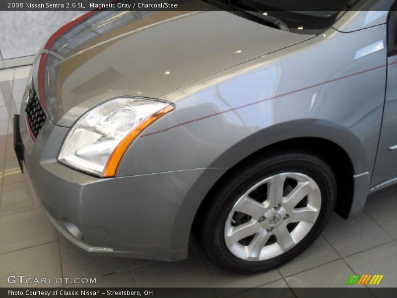 Magnetic Gray / Charcoal/Steel 2008 Nissan Sentra 2.0 SL