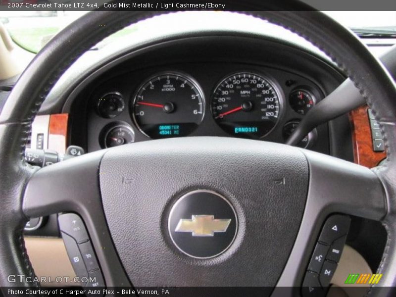 Gold Mist Metallic / Light Cashmere/Ebony 2007 Chevrolet Tahoe LTZ 4x4