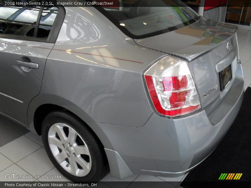 Magnetic Gray / Charcoal/Steel 2008 Nissan Sentra 2.0 SL