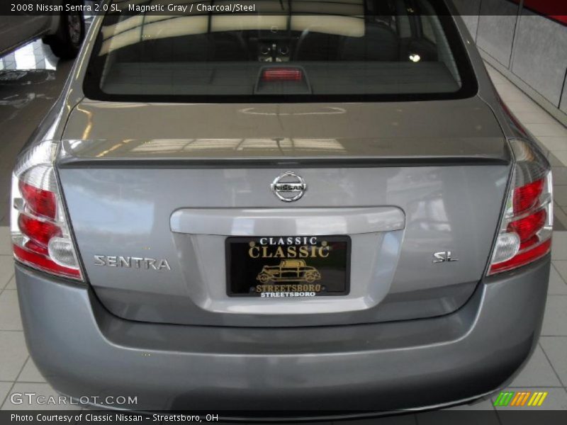 Magnetic Gray / Charcoal/Steel 2008 Nissan Sentra 2.0 SL