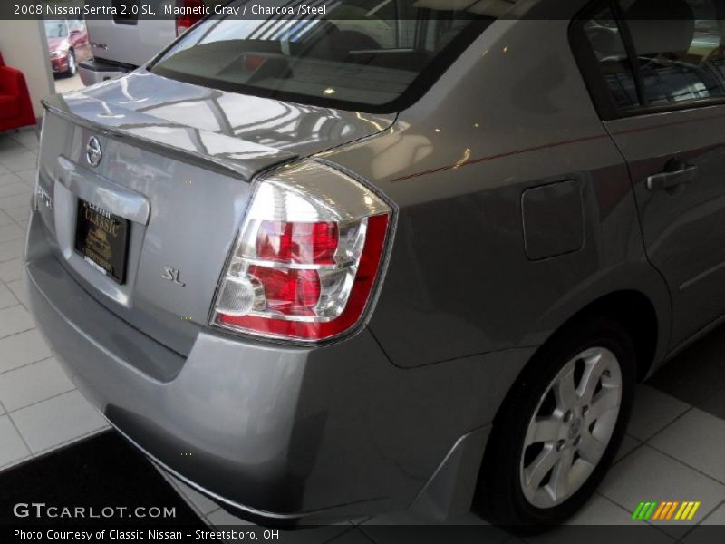 Magnetic Gray / Charcoal/Steel 2008 Nissan Sentra 2.0 SL