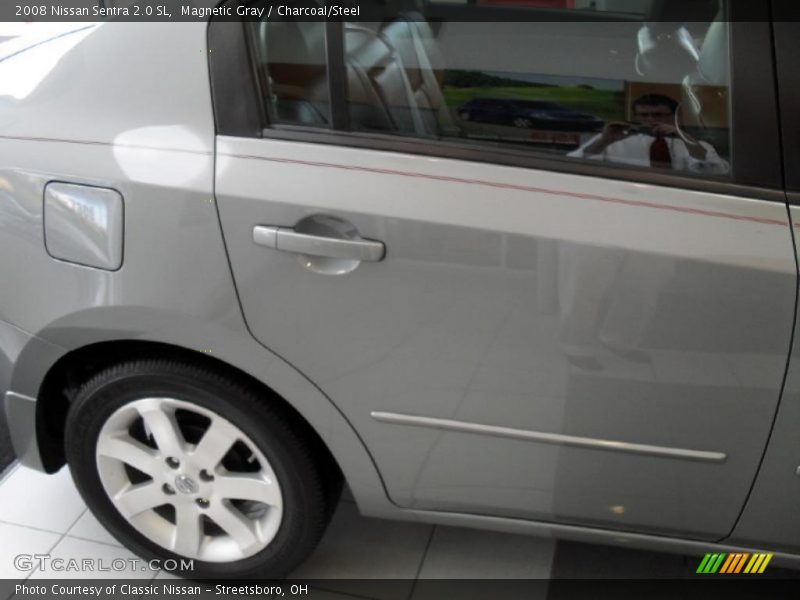 Magnetic Gray / Charcoal/Steel 2008 Nissan Sentra 2.0 SL