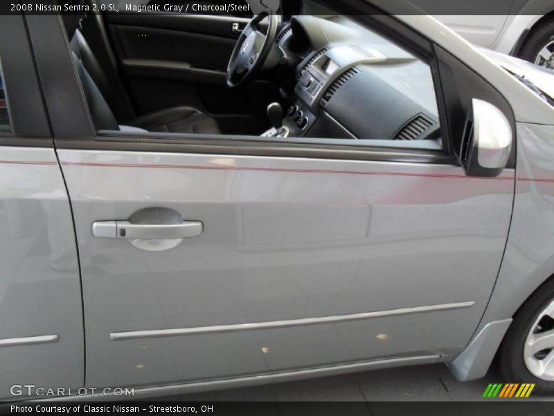 Magnetic Gray / Charcoal/Steel 2008 Nissan Sentra 2.0 SL