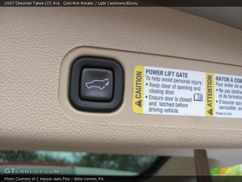Gold Mist Metallic / Light Cashmere/Ebony 2007 Chevrolet Tahoe LTZ 4x4