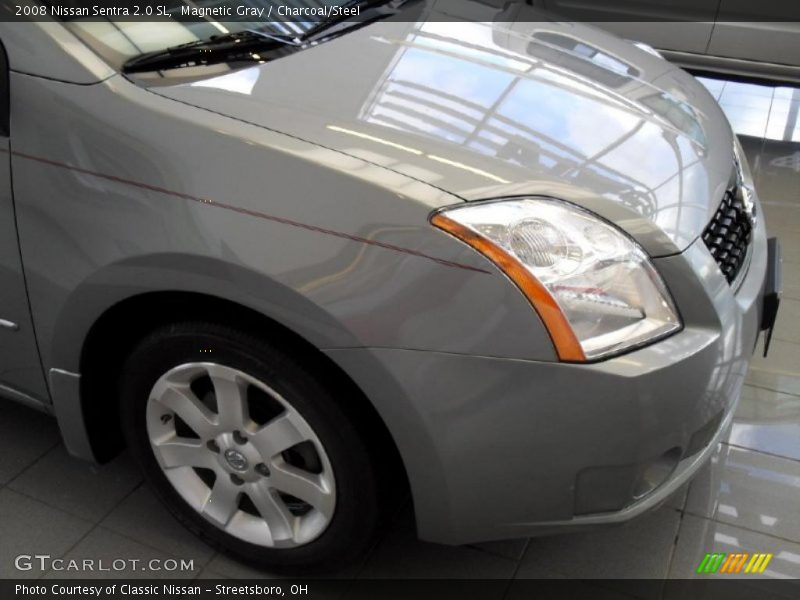 Magnetic Gray / Charcoal/Steel 2008 Nissan Sentra 2.0 SL