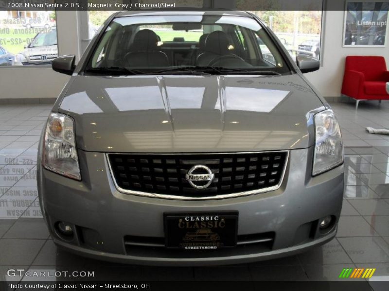 Magnetic Gray / Charcoal/Steel 2008 Nissan Sentra 2.0 SL