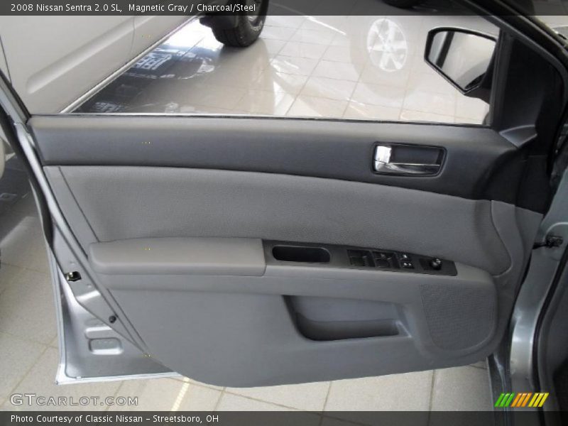 Magnetic Gray / Charcoal/Steel 2008 Nissan Sentra 2.0 SL