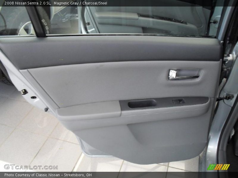Magnetic Gray / Charcoal/Steel 2008 Nissan Sentra 2.0 SL