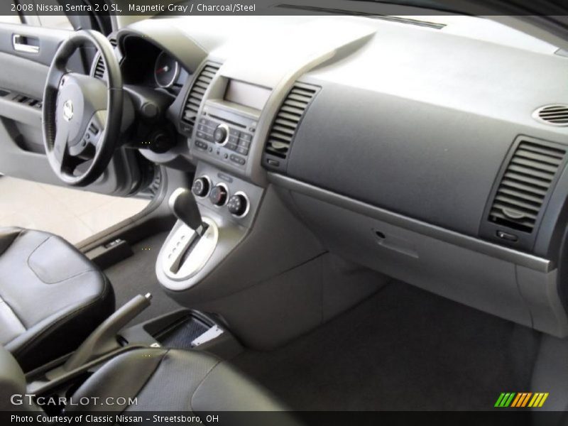 Magnetic Gray / Charcoal/Steel 2008 Nissan Sentra 2.0 SL