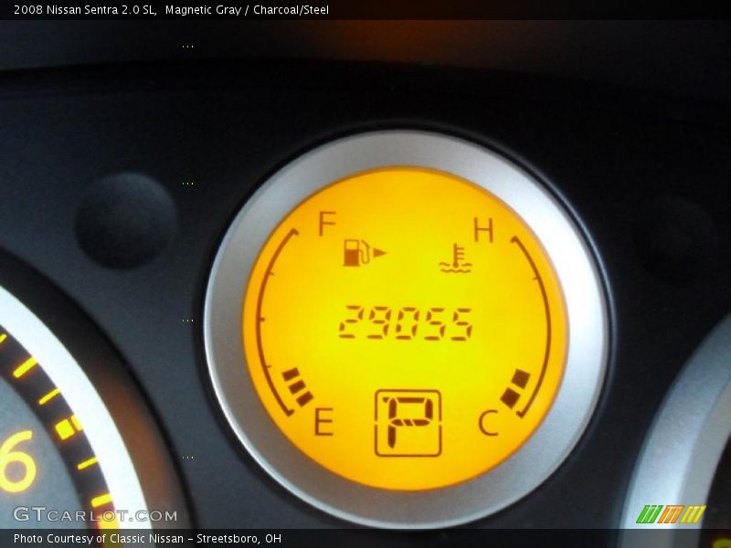 Magnetic Gray / Charcoal/Steel 2008 Nissan Sentra 2.0 SL