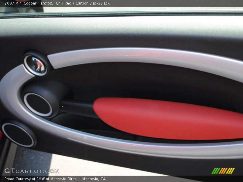 Chili Red / Carbon Black/Black 2007 Mini Cooper Hardtop