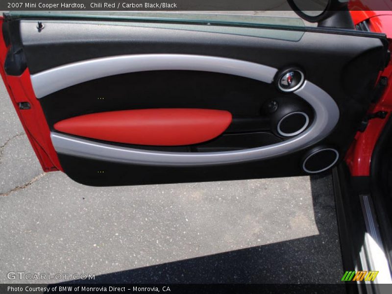 Chili Red / Carbon Black/Black 2007 Mini Cooper Hardtop