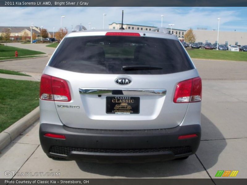 Bright Silver / Gray 2011 Kia Sorento LX AWD