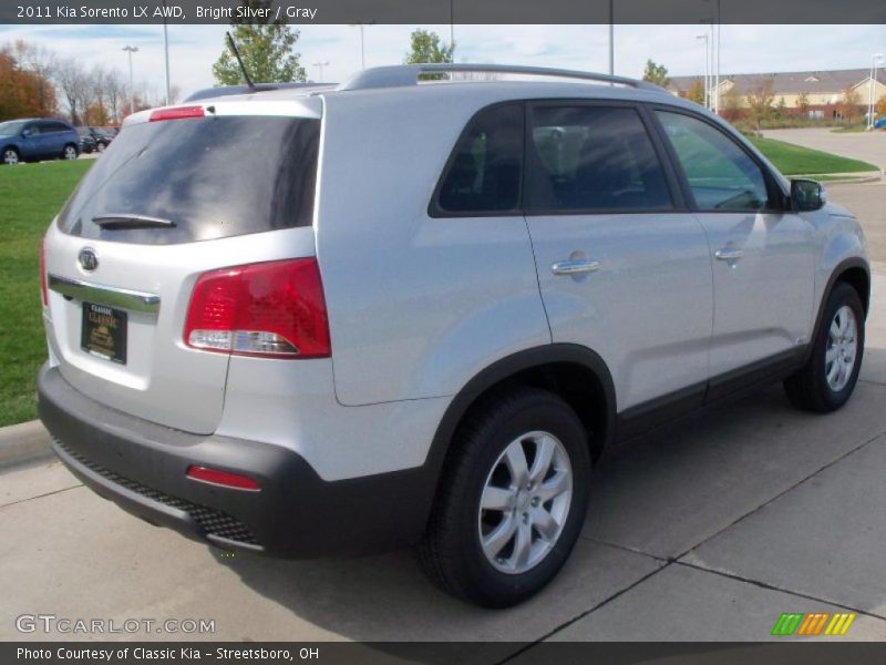 Bright Silver / Gray 2011 Kia Sorento LX AWD