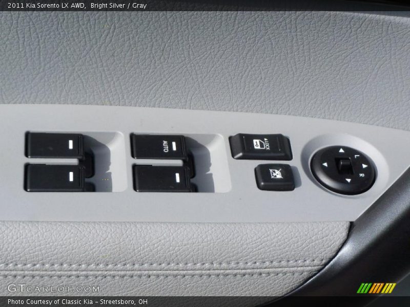 Bright Silver / Gray 2011 Kia Sorento LX AWD