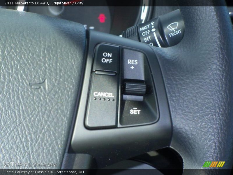 Bright Silver / Gray 2011 Kia Sorento LX AWD
