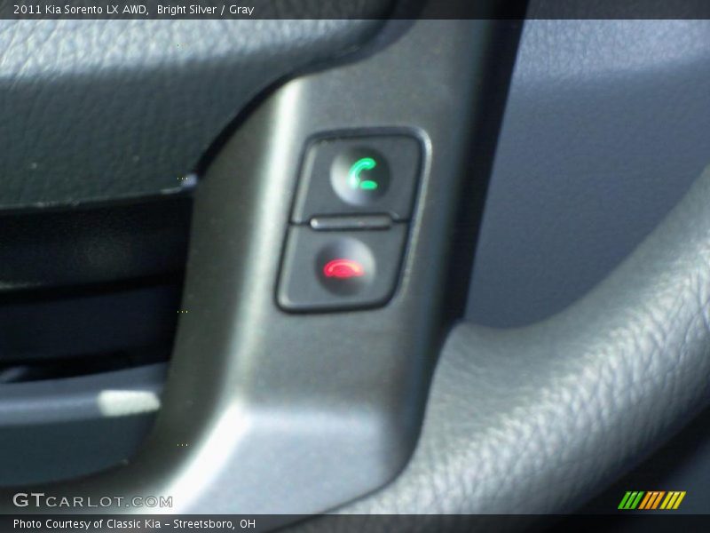 Bright Silver / Gray 2011 Kia Sorento LX AWD