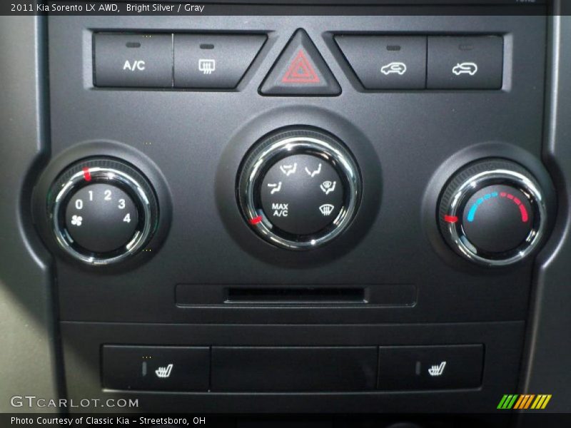 Controls of 2011 Sorento LX AWD