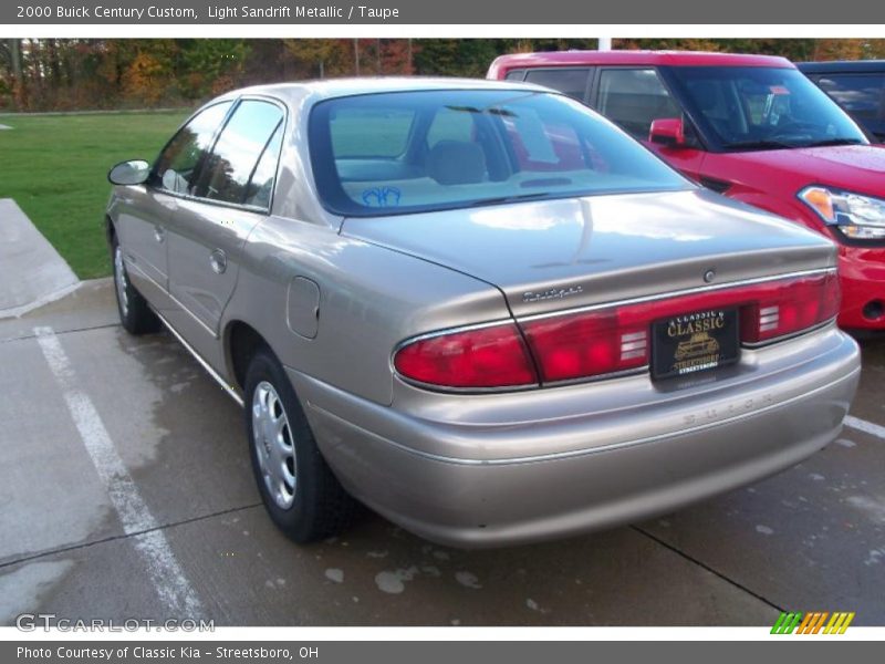 Light Sandrift Metallic / Taupe 2000 Buick Century Custom