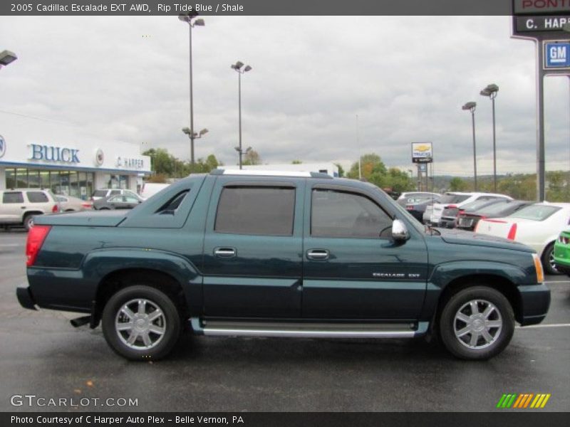 Rip Tide Blue / Shale 2005 Cadillac Escalade EXT AWD