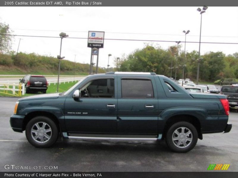Rip Tide Blue / Shale 2005 Cadillac Escalade EXT AWD