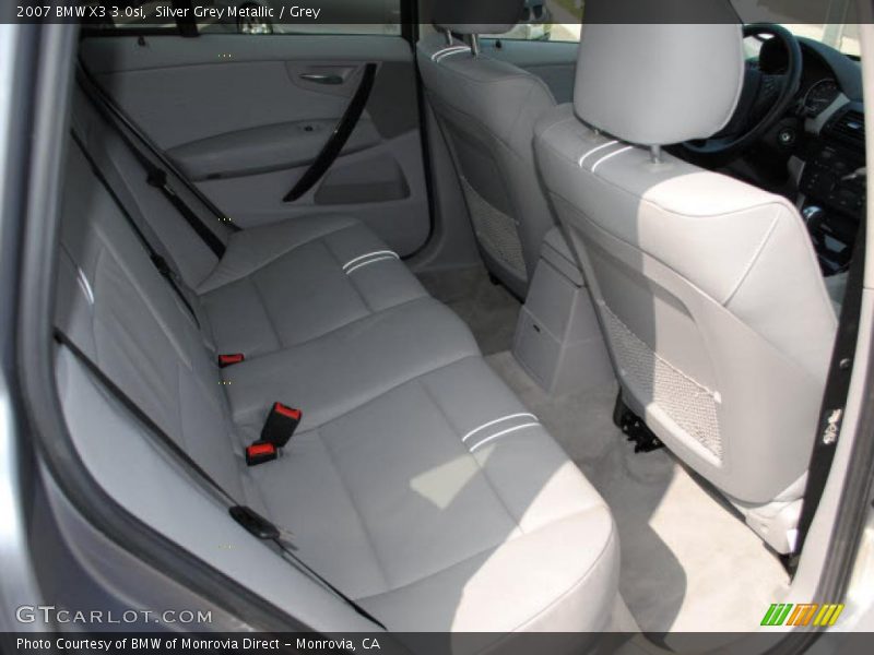 Silver Grey Metallic / Grey 2007 BMW X3 3.0si