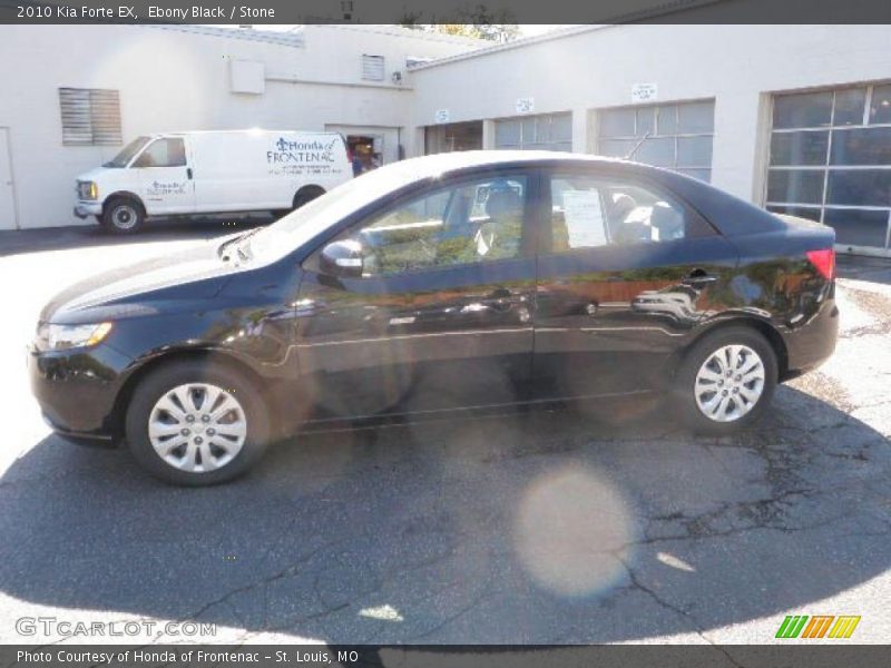 Ebony Black / Stone 2010 Kia Forte EX