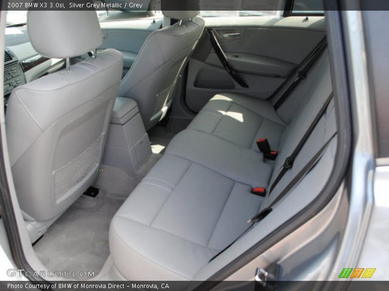 Silver Grey Metallic / Grey 2007 BMW X3 3.0si