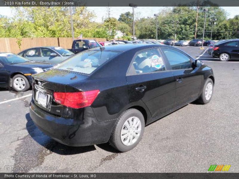 Ebony Black / Stone 2010 Kia Forte EX