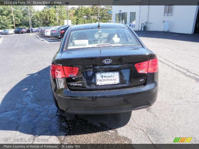 Ebony Black / Stone 2010 Kia Forte EX