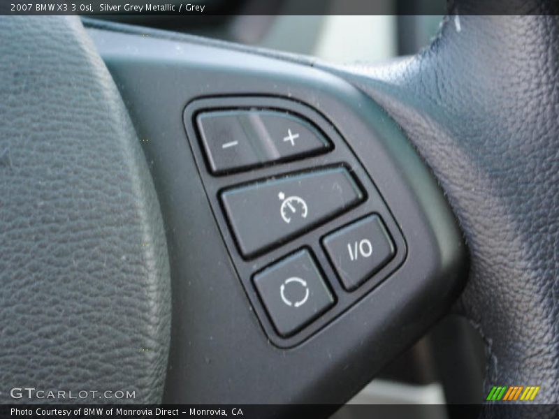 Silver Grey Metallic / Grey 2007 BMW X3 3.0si