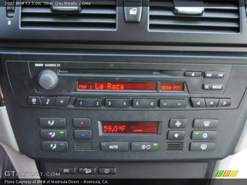 Silver Grey Metallic / Grey 2007 BMW X3 3.0si