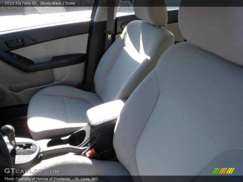 Ebony Black / Stone 2010 Kia Forte EX