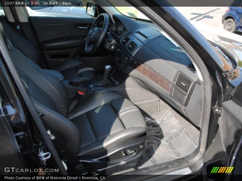 Jet Black / Black 2007 BMW X3 3.0si