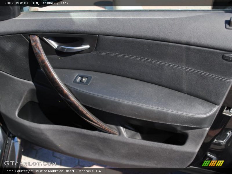 Jet Black / Black 2007 BMW X3 3.0si