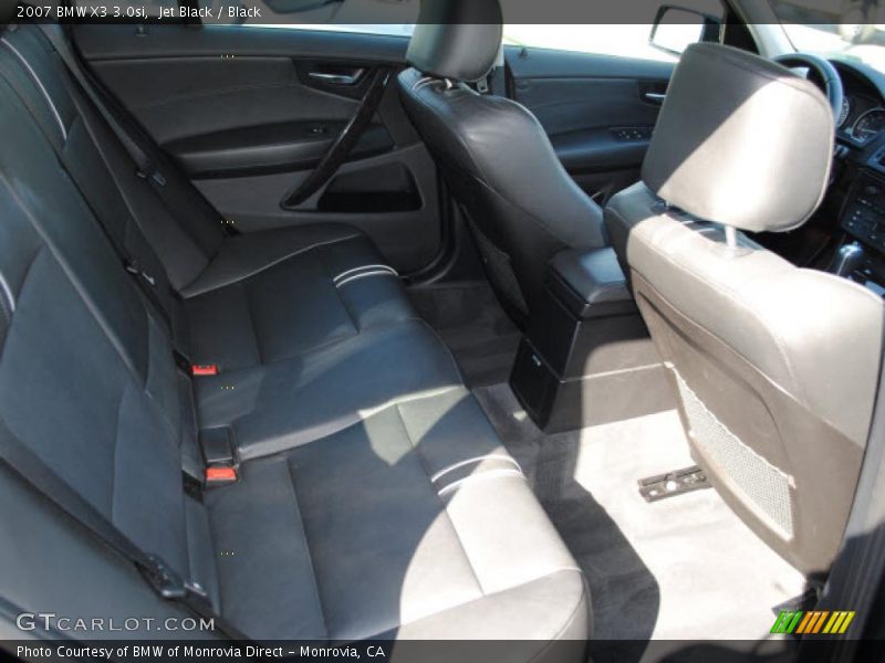 Jet Black / Black 2007 BMW X3 3.0si