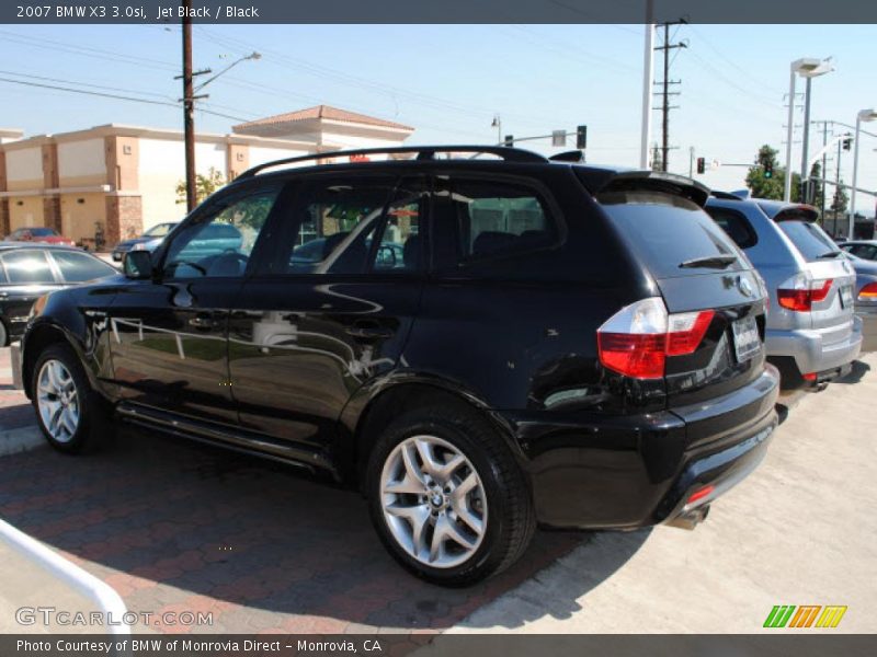 Jet Black / Black 2007 BMW X3 3.0si
