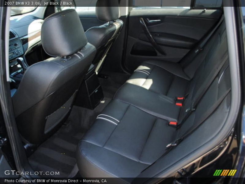 Jet Black / Black 2007 BMW X3 3.0si