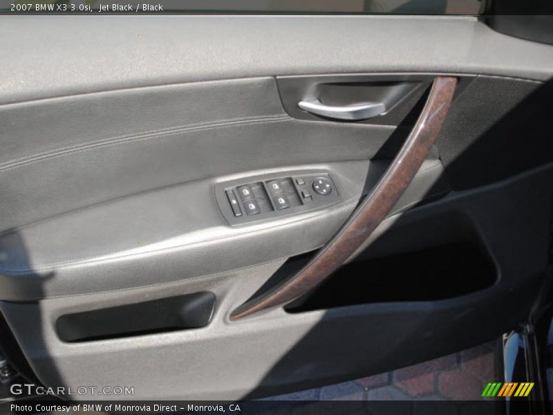Jet Black / Black 2007 BMW X3 3.0si