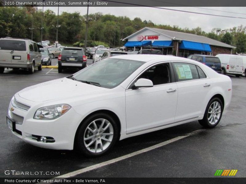 Summit White / Ebony 2010 Chevrolet Malibu LTZ Sedan