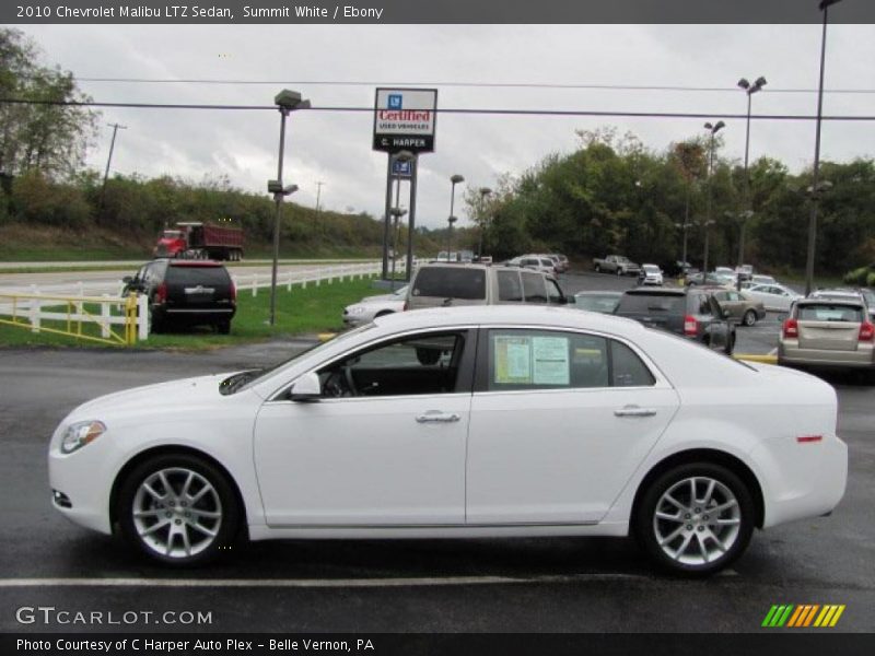 Summit White / Ebony 2010 Chevrolet Malibu LTZ Sedan