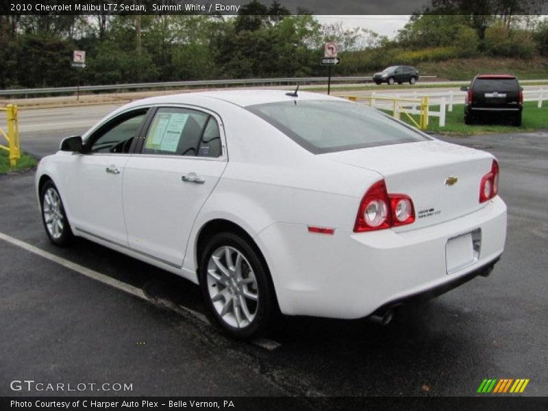 Summit White / Ebony 2010 Chevrolet Malibu LTZ Sedan