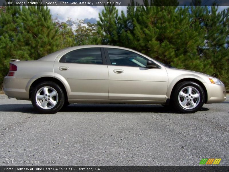 Linen Gold Metallic / Dark Slate Grey 2006 Dodge Stratus SXT Sedan