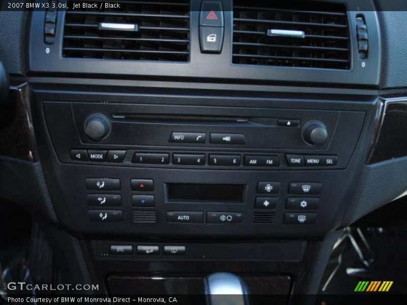 Jet Black / Black 2007 BMW X3 3.0si