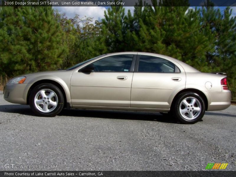 Linen Gold Metallic / Dark Slate Grey 2006 Dodge Stratus SXT Sedan