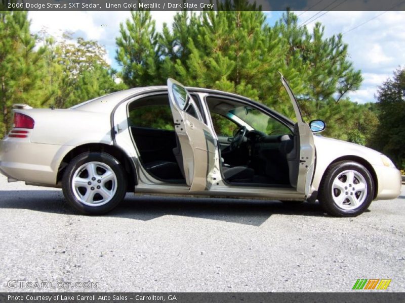 Linen Gold Metallic / Dark Slate Grey 2006 Dodge Stratus SXT Sedan