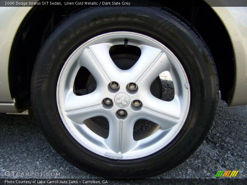 Linen Gold Metallic / Dark Slate Grey 2006 Dodge Stratus SXT Sedan