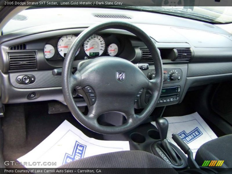 Linen Gold Metallic / Dark Slate Grey 2006 Dodge Stratus SXT Sedan