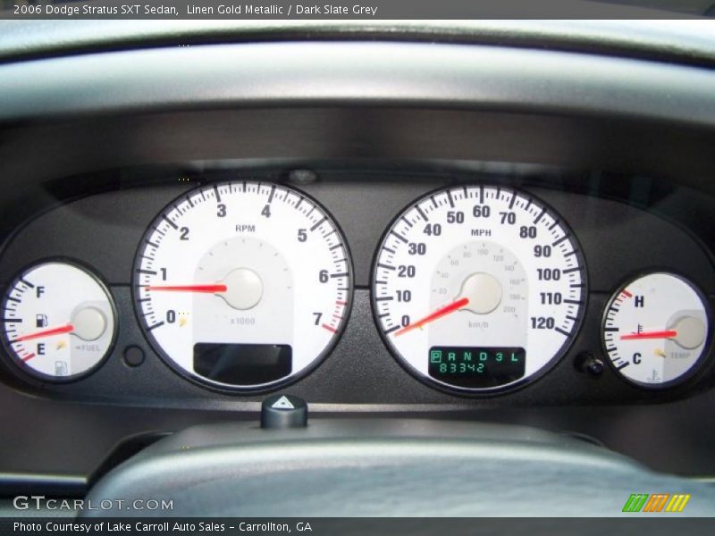 Linen Gold Metallic / Dark Slate Grey 2006 Dodge Stratus SXT Sedan
