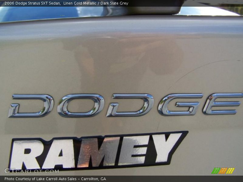 Linen Gold Metallic / Dark Slate Grey 2006 Dodge Stratus SXT Sedan